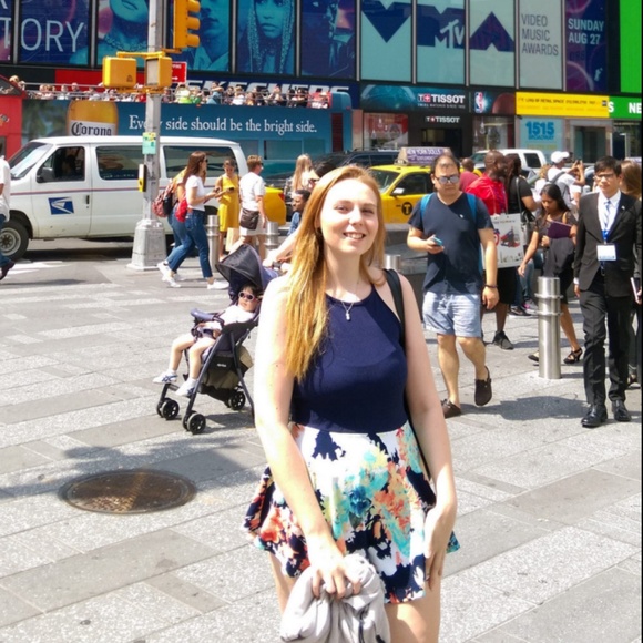 Floral Skater Dress / Romper - Picture 5 of 8